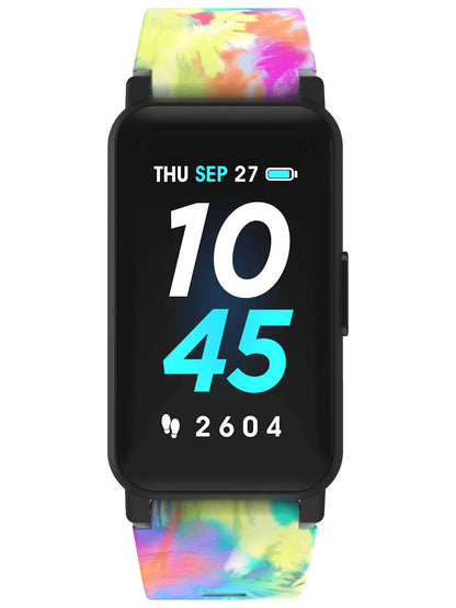 Active 3 Unisex Adult Smartwatch Fitness Tracker, Tie Dye, Silicone Strap